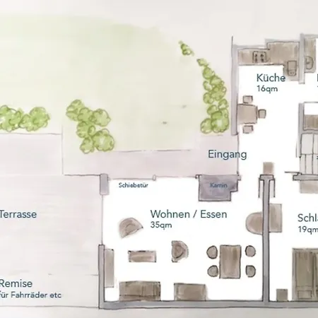 Achterdeck Mit Sauna Апартаменты *